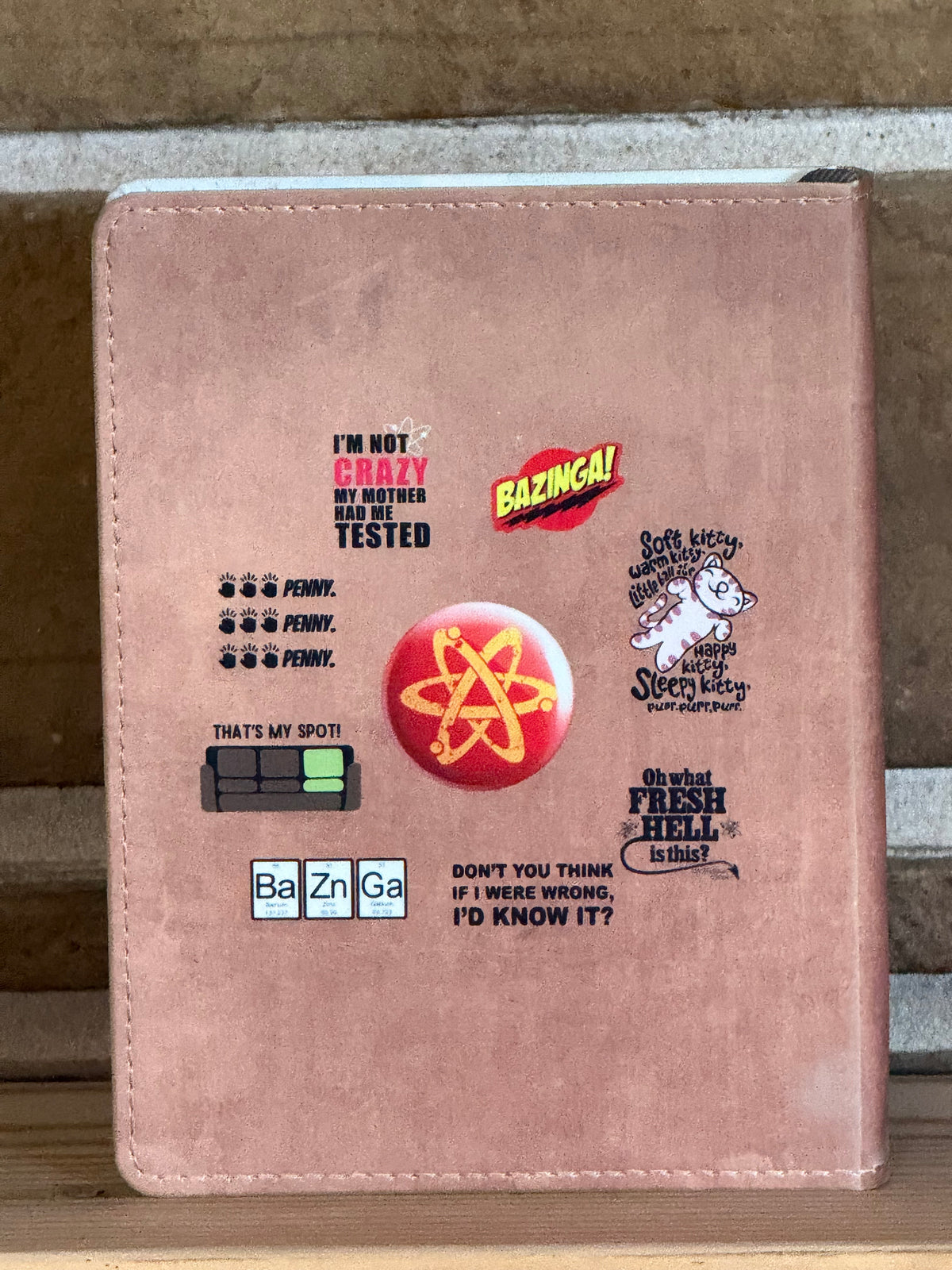 BIG BANG THEORY INSPIRED NOTEBOOK/JOURNAL