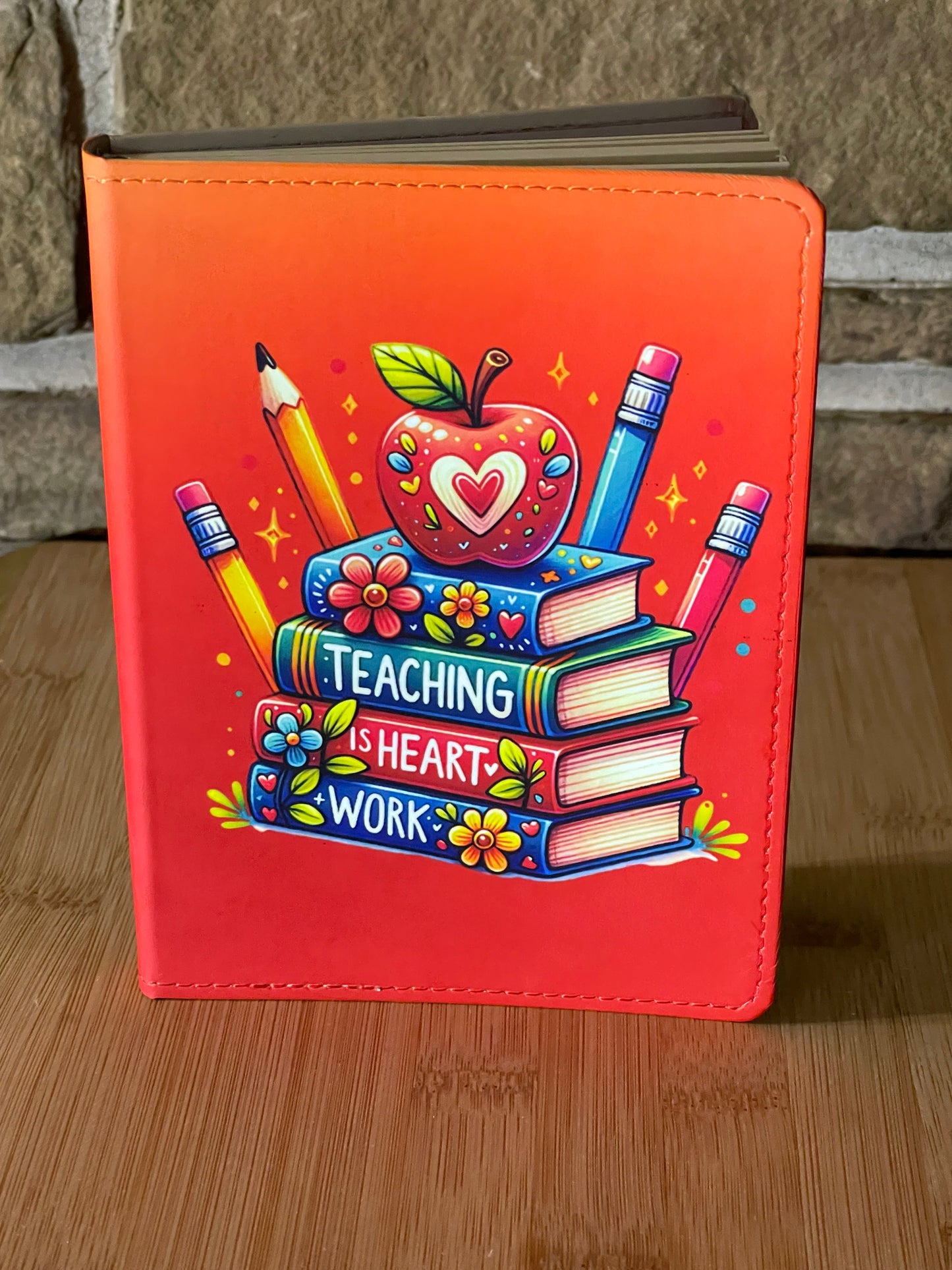 TEACHING IS HEART WORK BOOKS NOTEBOOK/JOURNAL