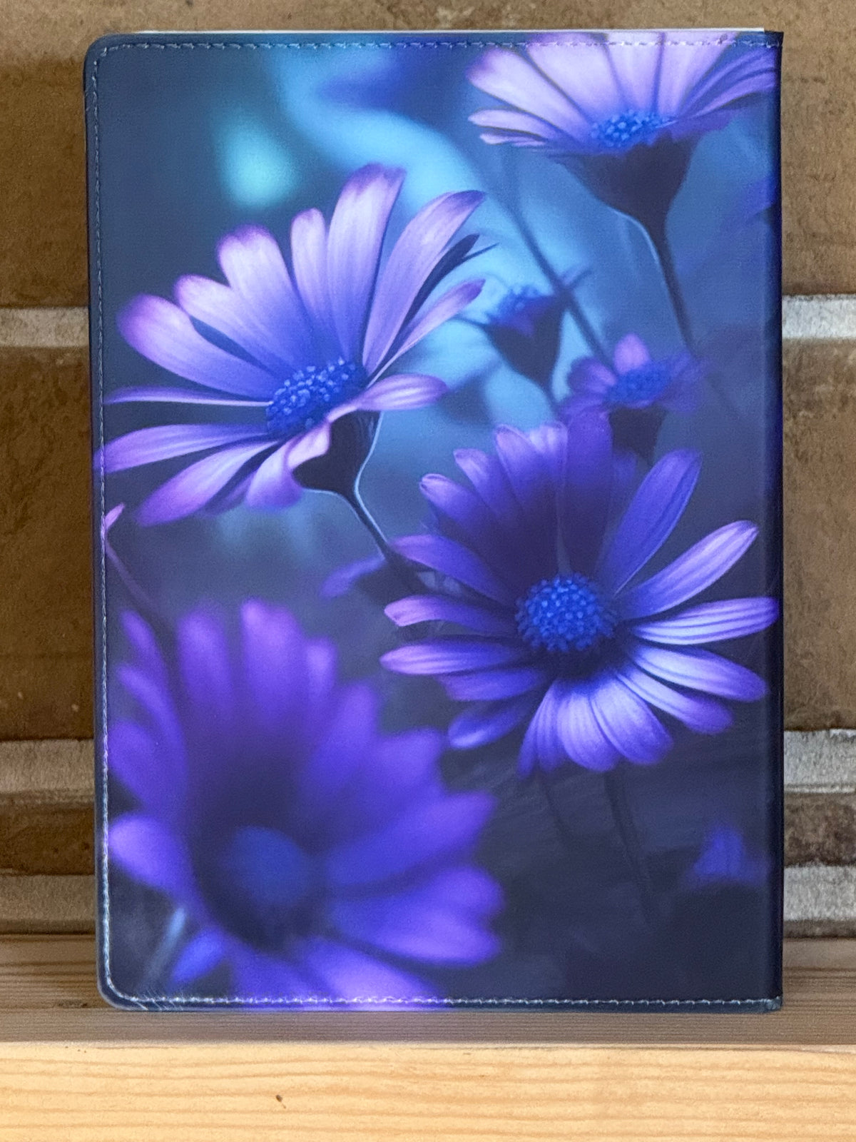 PURPLE FLOWER NOTEBOOK/JOURNAL