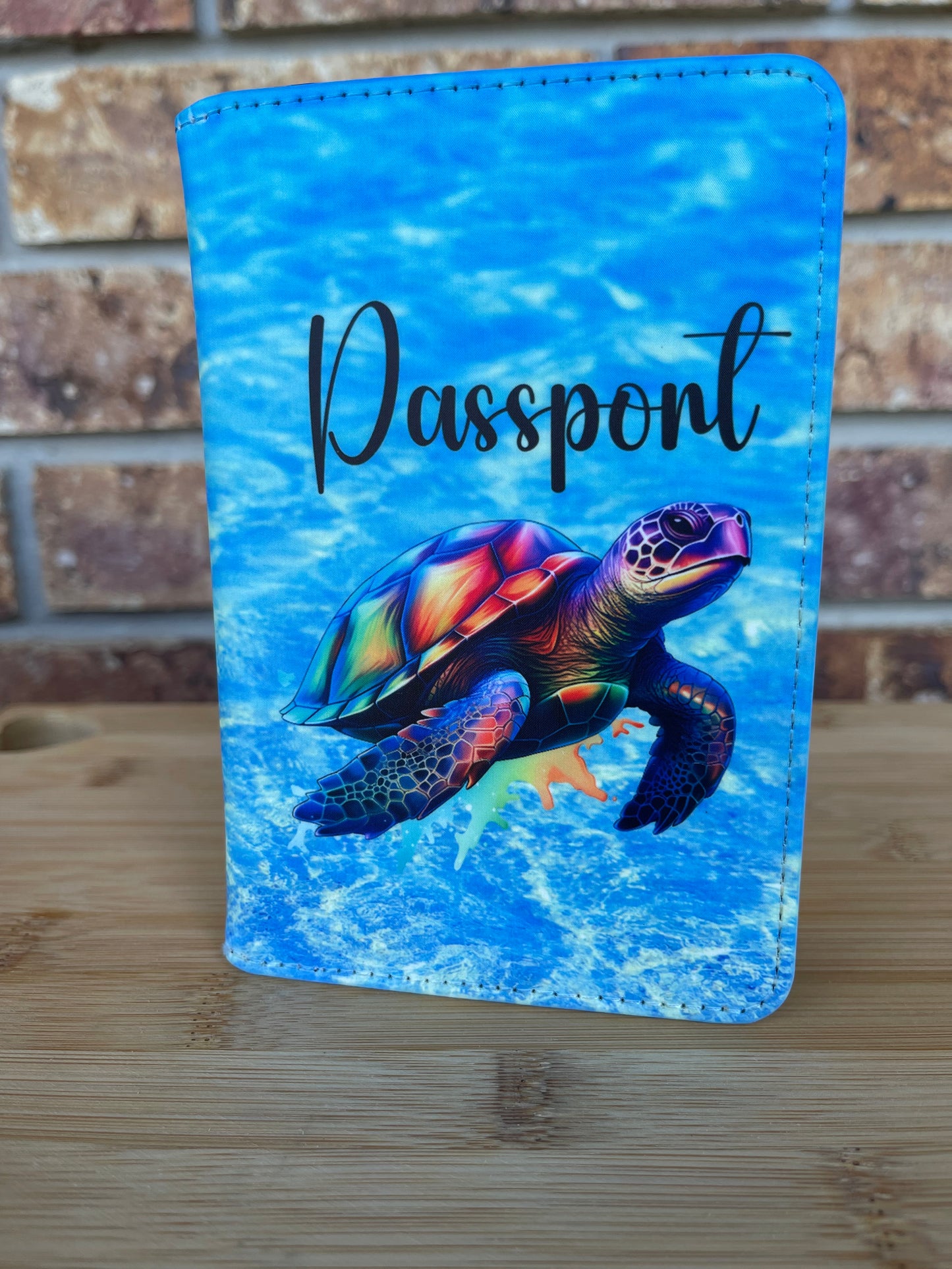 SEA TURTLE PASSPORT HOLDER