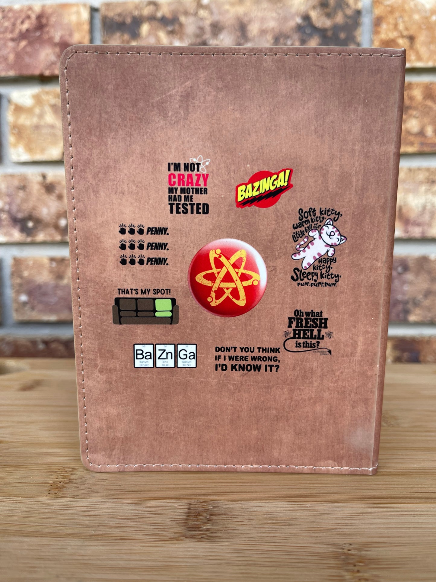 BIG BANG THEORY INSPIRED NOTEBOOK/JOURNAL