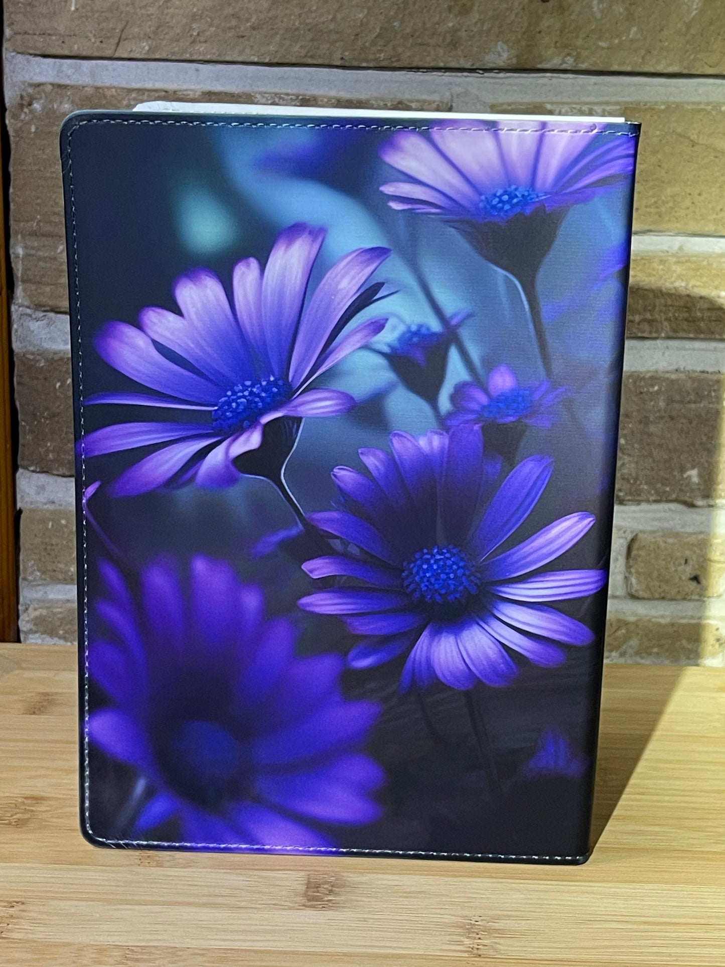 PURPLE FLOWER NOTEBOOK/JOURNAL