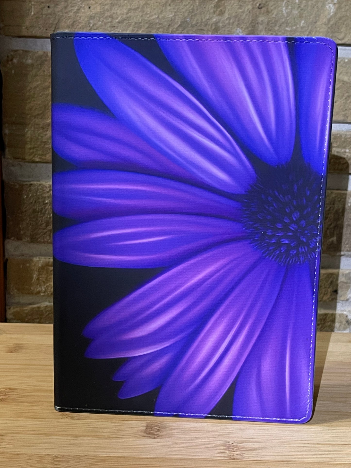 PURPLE FLOWER NOTEBOOK/JOURNAL